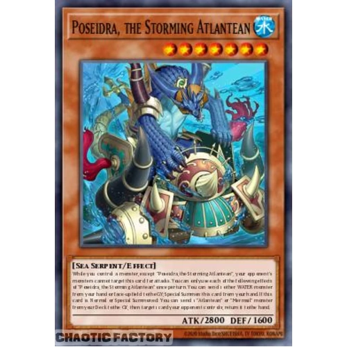 MAMO-EN055 Poseidra, the Storming Atlantean Ultra Rare 1st Edition NM