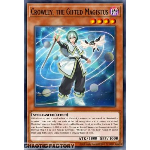 MAMO-EN059 Crowley, the Gifted Magistus Ultra Rare 1st Edition NM