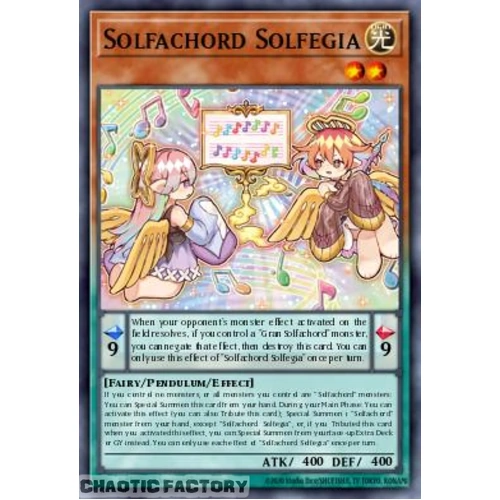 MAMO-EN065 Solfachord Solfegia Ultra Rare 1st Edition NM