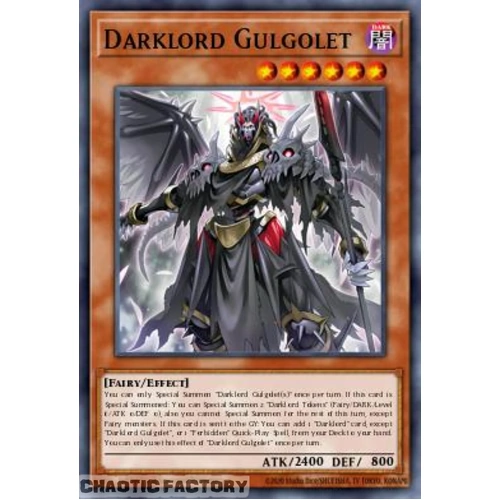 MAMO-EN067 Darklord Gulgolet Ultra Rare 1st Edition NM