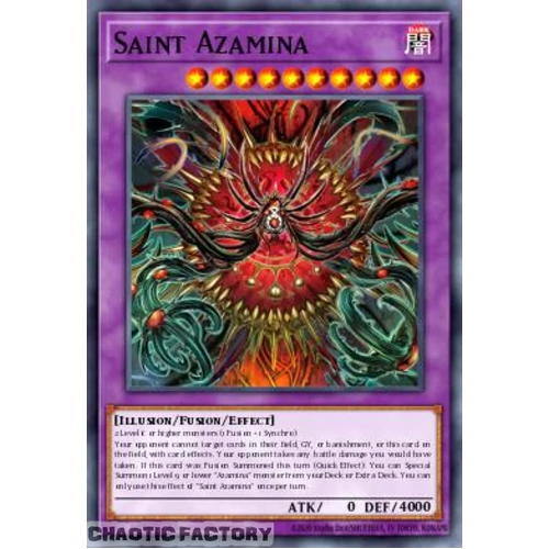 MAMO-EN077 Saint Azamina Ultra Rare 1st Edition NM