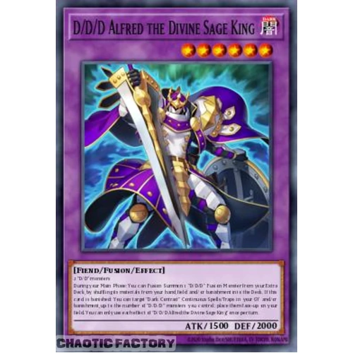 MAMO-EN079 D/D/D Alfred the Divine Sage King Ultra Rare 1st Edition NM