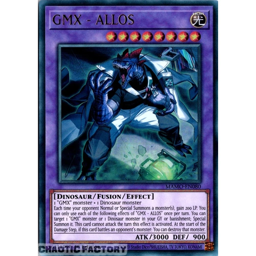 MAMO-EN080 GMX - ALLOS Ultra Rare 1st Edition NM
