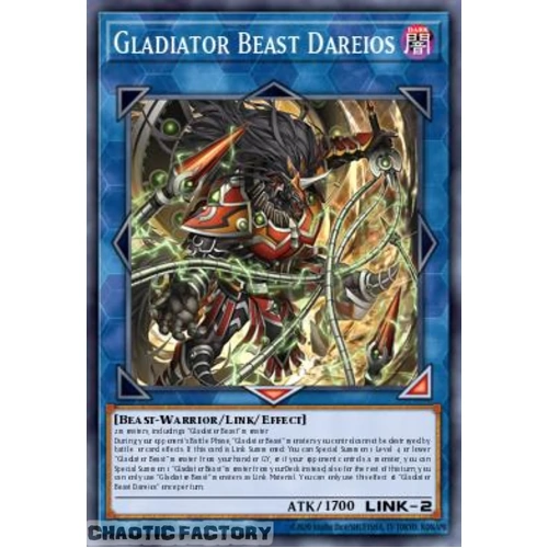 MAMO-EN089 Gladiator Beast Dareios Ultra Rare 1st Edition NM