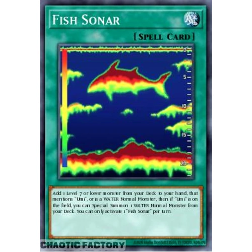 MAMO-EN095 Fish Sonar Ultra Rare 1st Edition NM