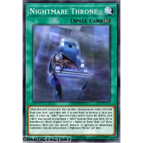 MAMO-EN097 Nightmare Throne Ultra Rare 1st Edition NM