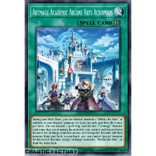 MAMO-EN101 Artmage Academic Arcane Arts Acropolis Ultra Rare 1st Edition NM