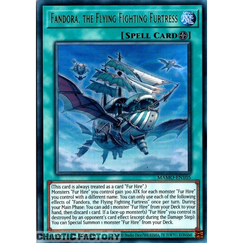MAMO-EN105 Fandora, the Flying Fighting Furtress Ultra Rare 1st Edition NM