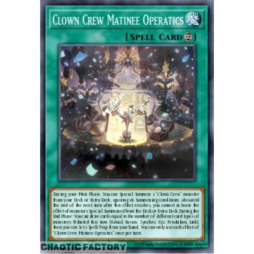 MAMO-EN110 Clown Crew Matinee Operatics Ultra Rare 1st Edition NM