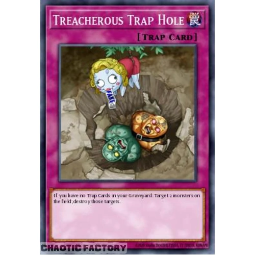 MAMO-EN114 Treacherous Trap Hole Ultra Rare 1st Edition NM