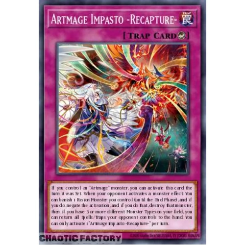 MAMO-EN120 Artmage Impasto -Recapture- Ultra Rare 1st Edition NM