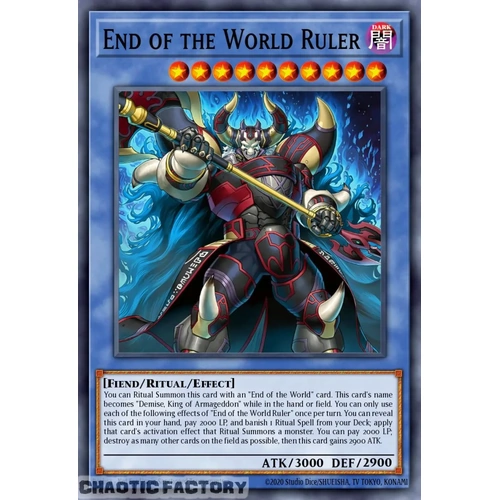 MAMO-EN121 Ruler of the End of the World Secret Rare 1st Edition NM
