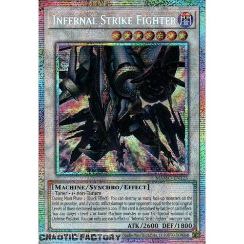 MAMO-EN123 Infernal Strike Fighter Starlight Rare 1st Edition NM