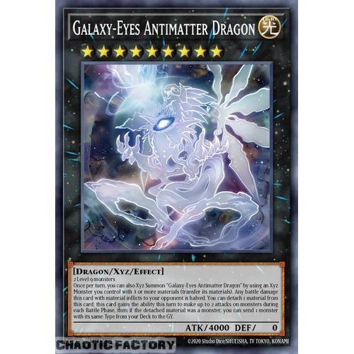 MAMO-EN124 Galaxy-Eyes Antimatter Dragon Secret Rare 1st Edition NM