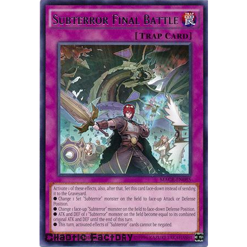 Subterror Final Battle - MACR-EN085 - Rare 1st Edition
