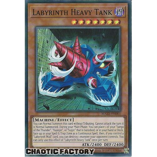 MAZE-EN001 Labyrinth Heavy Tank Super Rare 1st Edition NM