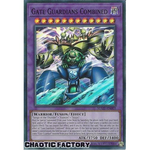 MAZE-EN003 Gate Guardians Combined Super Rare 1st Edition NM