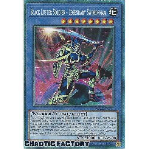 COLLECTORS RARE MAZE-EN011 Black Luster Soldier - Legendary Swordsman 1st Edition NM