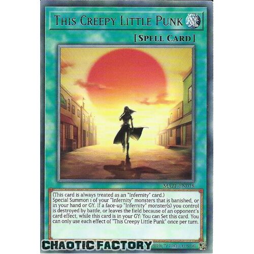 MAZE-EN018 This Creepy Little Punk Rare 1st Edition NM
