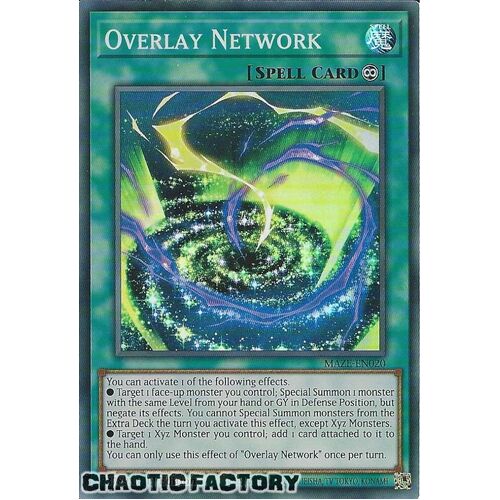 MAZE-EN020 Overlay Network Super Rare 1st Edition NM