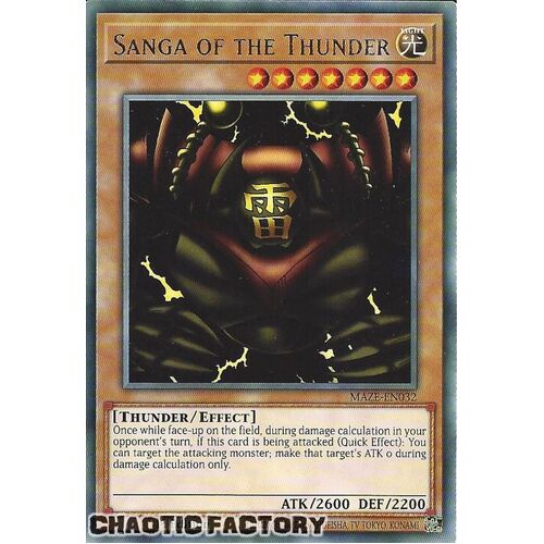 MAZE-EN032 Sanga of the Thunder Rare 1st Edition NM