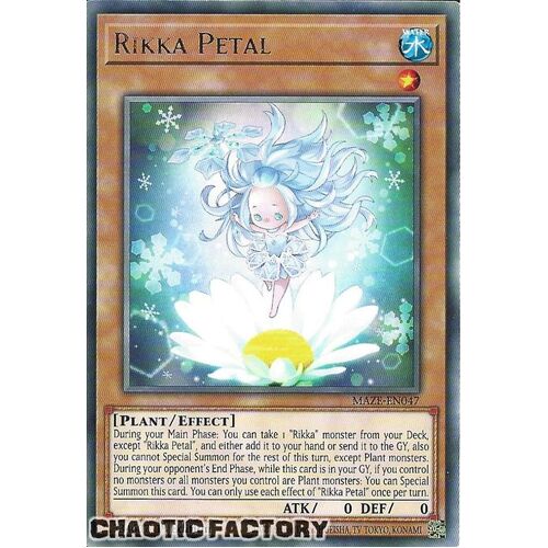 MAZE-EN047 Rikka Petal Rare 1st Edition NM