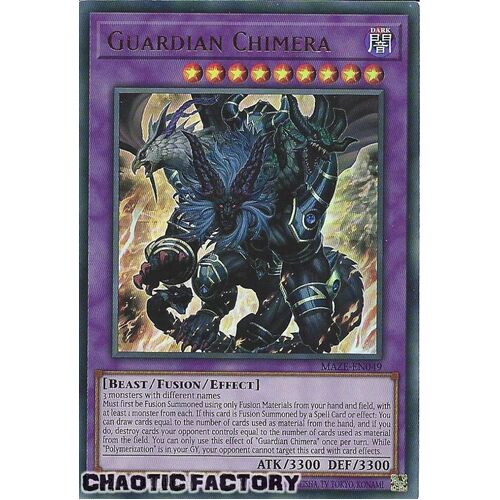 MAZE-EN049 Guardian Chimera Ultra Rare 1st Edition NM