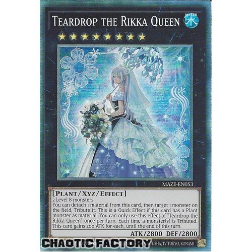 COLLECTORS RARE MAZE-EN053 Teardrop the Rikka Queen 1st Edition NM