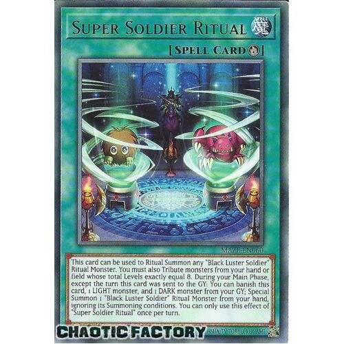 MAZE-EN060 Super Soldier Ritual Rare 1st Edition NM
