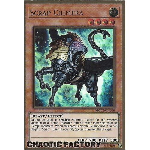 MGED-EN010 Scrap Chimera Premium Gold Rare 1st Edition NM