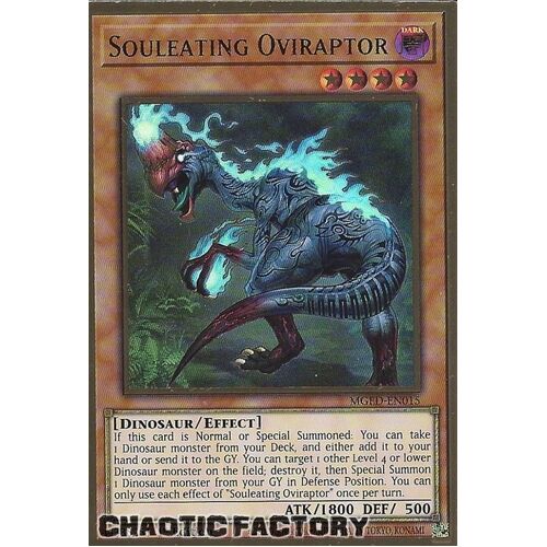 MGED-EN015 Souleating Oviraptor Premium Gold Rare 1st Edition NM