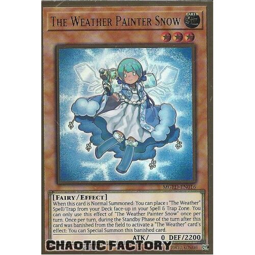 MGED-EN016 The Weather Painter Snow Premium Gold Rare 1st Edition NM