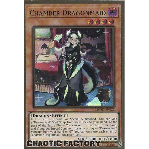 MGED-EN022 Chamber Dragonmaid Premium Gold Rare 1st Edition NM