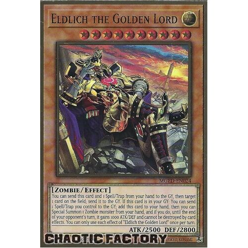 MGED-EN024 Eldlich the Golden Lord Premium Gold Rare 1st Edition NM