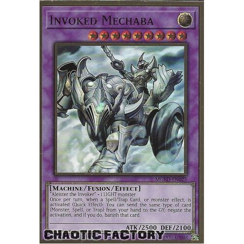 MGED-EN025 Invoked Mechaba Premium Gold Rare 1st Edition NM