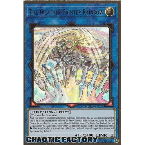 MGED-EN033 The Weather Painter Rainbow Premium Gold Rare 1st Edition NM