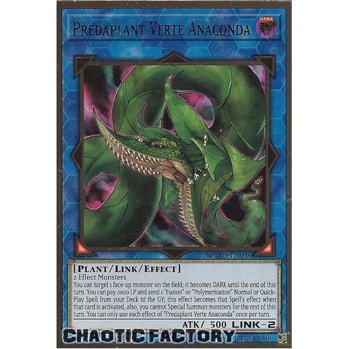 MGED-EN036 Predaplant Verte Anaconda Premium Gold Rare 1st Edition NM