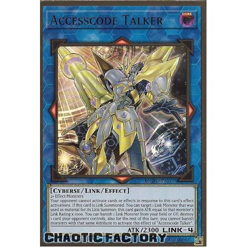 MGED-EN037 Accesscode Talker Premium Gold Rare 1st Edition NM