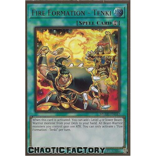 Tenki 1st Edition Premium Gold Rare MGED-EN042 Yu-Gi-Oh! 3x Fire Formation