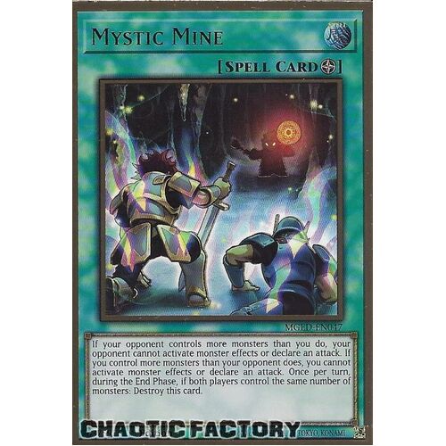MGED-EN047 Mystic Mine Premium Gold Rare 1st Edition NM