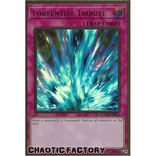 MGED-EN052 Torrential Tribute Premium Gold Rare 1st Edition NM