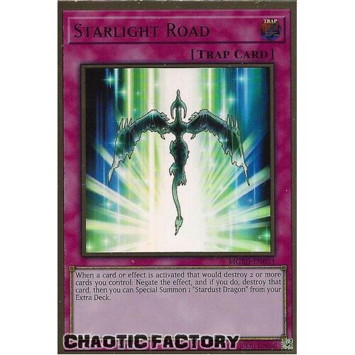 MGED-EN053 Starlight Road Premium Gold Rare 1st Edition NM