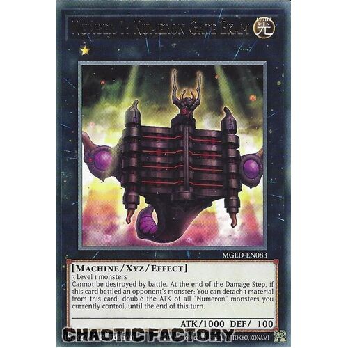 MGED-EN083 Number 1: Numeron Gate Ekam Rare 1st Edition NM