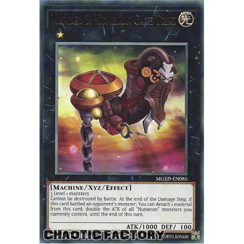 MGED-EN085 Number 3: Numeron Gate Trini Rare 1st Edition NM