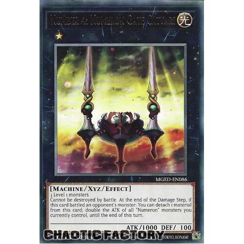 MGED-EN086 Number 4: Numeron Gate Catvari Rare 1st Edition NM