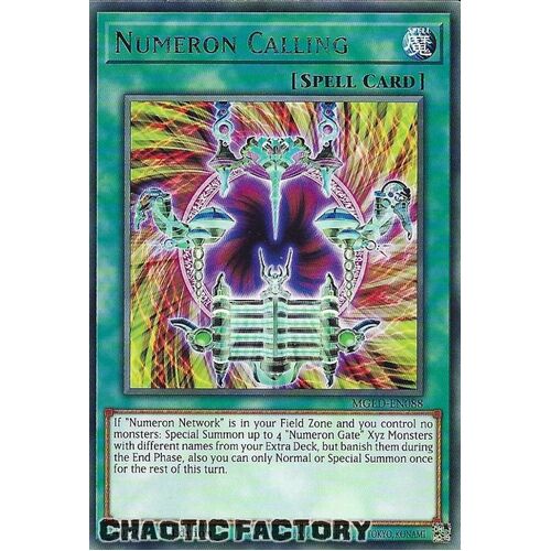 MGED-EN088 Numeron Calling Rare 1st Edition NM