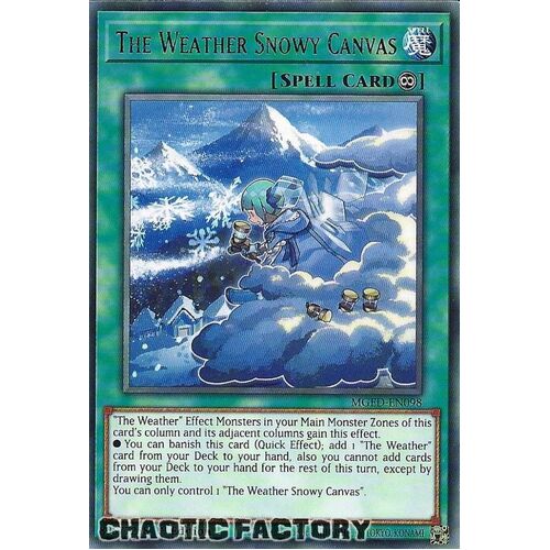 MGED-EN098 The Weather Snowy Canvas Rare 1st Edition NM