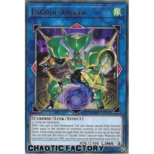 MGED-EN103 Excode Talker Rare 1st Edition NM