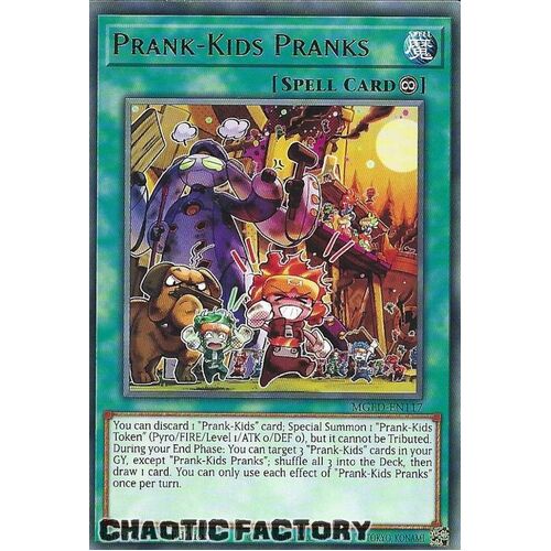 MGED-EN117 Prank-Kids Pranks Rare 1st Edition NM