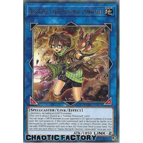 MGED-EN121 Aussa the Earth Charmer, Immovable Rare 1st Edition NM